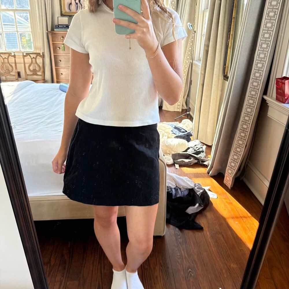 Unbranded Women's Black and White Skirt